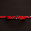 Italian Red, Green and Yellow Plaid Bias Piping Cord with Lip - 0.375 - Detail | Mood Fabrics
