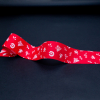 Red and White Christmas Ribbon - 1.875 | Mood Fabrics