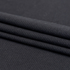 Black Twill Wool Coating - Folded | Mood Fabrics
