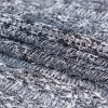 Black, White and Metallic Silver Fringe Lace - Folded | Mood Fabrics