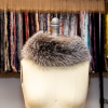 Blue Frost Fox Fur Headband or Scarf with VELCRO Closure | Mood Fabrics