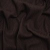 Brown 6x6 Stretch Rib Knit | Mood Fabrics