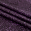 Large Purple Alligator Embossed Half Cow Leather Hide - Folded | Mood Fabrics