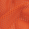 Coral Orange Polyester Mesh - Detail | Mood Fabrics