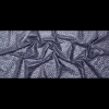 Navy Medallions Knit Lace with Clear Laminated Surface - Full | Mood Fabrics