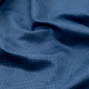 Colonial Blue Glen Plaid Faux Suede - Detail | Mood Fabrics