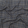 Rag & Bone Gray and Blue Plaid Wool Suiting | Mood Fabrics
