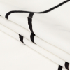 Rag & Bone White and Black Abstract Printed Silk Charmeuse - Folded | Mood Fabrics