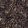 Italian Brown and Black Leopard Printed Rayon Jersey | Mood Fabrics