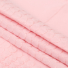 Bubblegum Pink Polyester Matelasse - Folded | Mood Fabrics