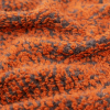 Orange and Gray Two-Tone Wool Knit - Detail | Mood Fabrics