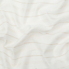 Italian Tusk and White Striped Silk and Cotton Voile | Mood Fabrics