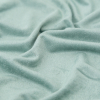 Mist Green Stretch Faux Ultrasuede Knit - Detail | Mood Fabrics