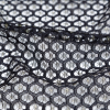 Metallic Gold and Black Geometric Stretch Corded Chantilly Lace - Detail | Mood Fabrics