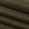 Metallic Gold and Black Ultra-Stretch Raised Rib Knit - Folded | Mood Fabrics