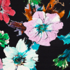 Milly Amaryllis, Morning Glory and Orchid Floral Cotton Faille | Mood Fabrics