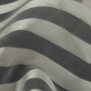 Cannoli Cream Organza with Woven Awning Stripes - Detail | Mood Fabrics