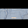Milly Royal Blue and Gray Morn Checkerboard Burnout - Full | Mood Fabrics