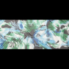 Blue and Green Abstract Silk Chiffon - Full | Mood Fabrics