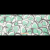 Green and Black Large-Scale Abstract Silk Chiffon - Full | Mood Fabrics
