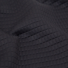Italian Black Rectangular Quilted Stretch Knit - Detail | Mood Fabrics