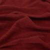 Italian Rust Stretch Knit Fleece - Detail | Mood Fabrics