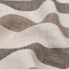 Natural and Beige Awning Striped Linen Dobby - Detail | Mood Fabrics