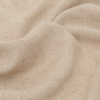Ushuaia Natural Crinkled Linen and Rayon Gauze - Detail | Mood Fabrics