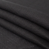 Altvan Black Heavyweight Linen Burlap - Folded | Mood Fabrics