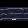 Milly Italian Night Sky and Nimbus Cloud Geometric Striped Silk Twill - Full | Mood Fabrics