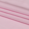 Pink and White Pencil Striped Cotton Shirting - Folded | Mood Fabrics