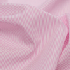 Pink and White Pencil Striped Cotton Shirting - Detail | Mood Fabrics