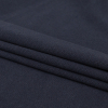 Dark Navy Heavy 1x1 Cotton Rib Knit - Folded | Mood Fabrics