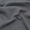 Steel Gray Heavy 1x1 Cotton Rib Knit - Detail | Mood Fabrics