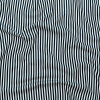 Milly Italian Charcoal and White Bengal Striped Cotton Poplin | Mood Fabrics