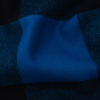Seco Black and Blue Buffalo Check Cotton Flannel - Detail | Mood Fabrics