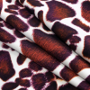 Brown Giraffe Caye UV Protective Compression Swimwear Tricot with Aloe Vera Microcapsules - Folded | Mood Fabrics