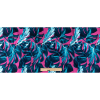 Magenta and Teal Foliage Caye UV Protective Compression Swimwear Tricot with Aloe Vera Microcapsules - Full | Mood Fabrics