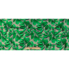 Green Leaves and Orange Geo Caye UV Protective Compression Swimwear Tricot with Aloe Vera Microcapsules - Full | Mood Fabrics