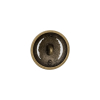 Italian Antique Gold Metal Crest Shank Button - 24L/15mm - Detail | Mood Fabrics