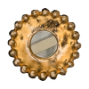 Italian Gold Metal, Crystal Rhinestones and Oatmeal Shell Shank Button - 48L/30mm - Detail | Mood Fabrics