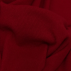 Italian Aurora Red Reversible Wool Double Knit - Detail | Mood Fabrics