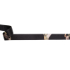 Italian Black and Gold Purse Straps and Chains Satin Ribbon - 1 | Mood Fabrics