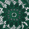 Emerald Sunflower Re-Embroidered Stretch Lace - Detail | Mood Fabrics