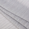 Silver Metallic Stretch Plisse - Folded | Mood Fabrics