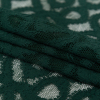 Sycamore Green Swirling Crochet Cotton Lace with Scalloped Eyelash Edges - Folded | Mood Fabrics