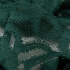 Sycamore Green Swirling Crochet Cotton Lace with Scalloped Eyelash Edges - Detail | Mood Fabrics