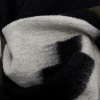 Oatmeal, Wren and Black Abstract Wool Double Cloth - Detail | Mood Fabrics