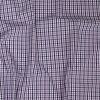 Premium Deep Wisteria and Navy Tattersall Checkered Cotton Shirting | Mood Fabrics
