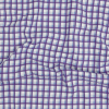 Premium Periwinkle and Hydrangea Shadow Check and Chevron Cotton Dobby Shirting | Mood Fabrics